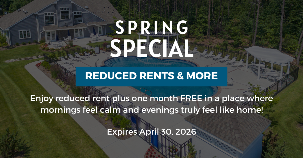 Spring Special | Reduced Rent when you Lease by April 30, 2026